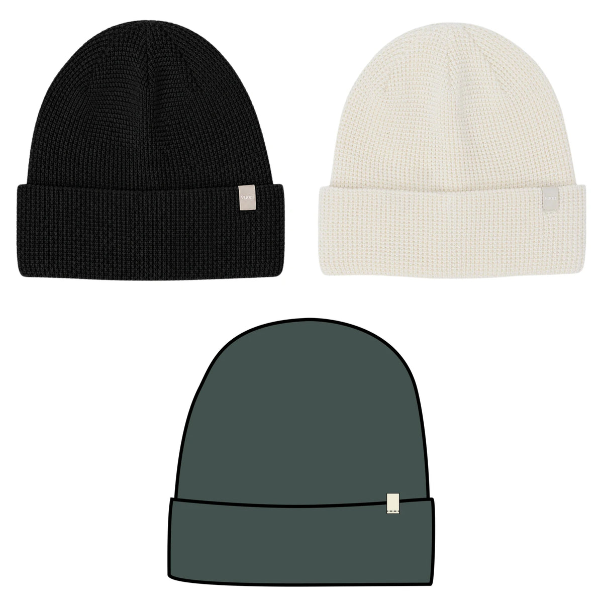 Vuori Alpine Waffle Beanie 2.0 – all colorways
