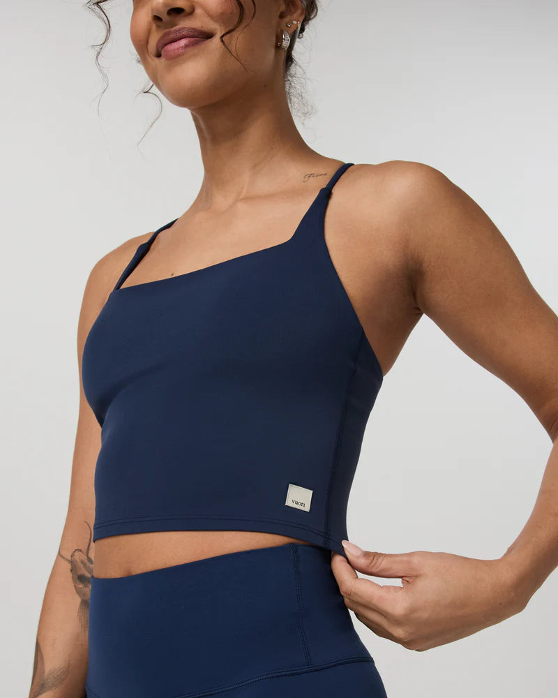 Vuori AllTheFeels Strappy Back Tank – Women’s Performance Training Top