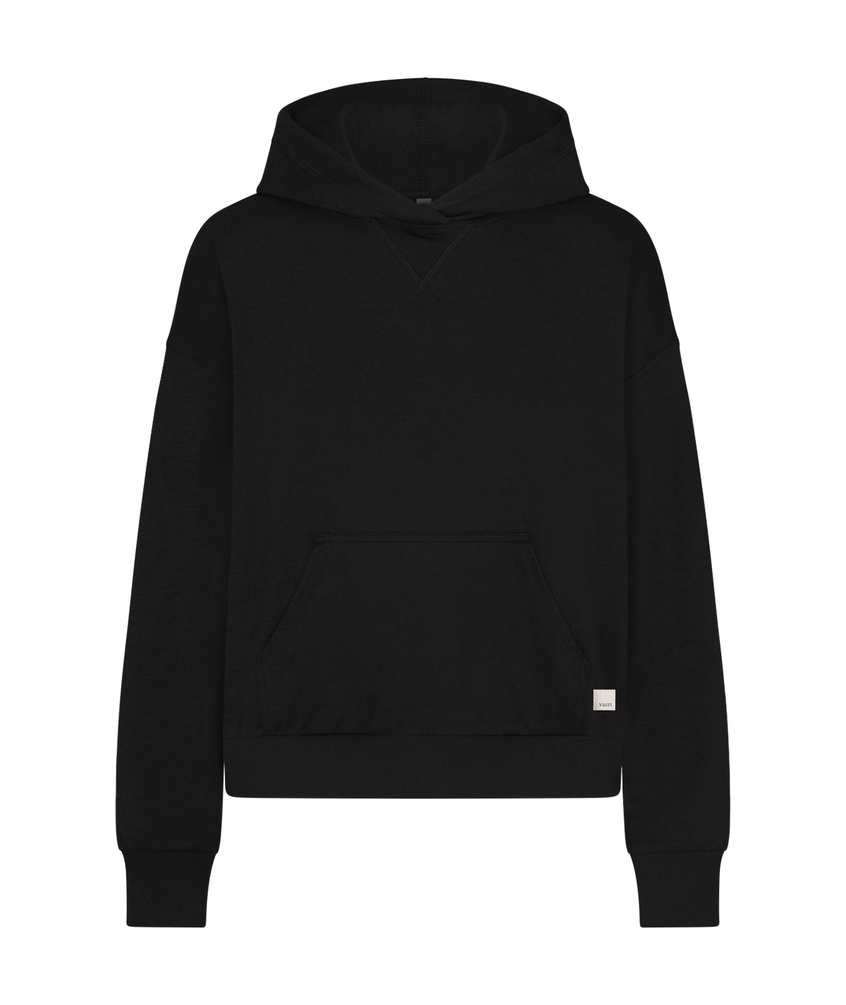 Vuori Halo Modern Pullover Hoodie Women’s in Black Heather
