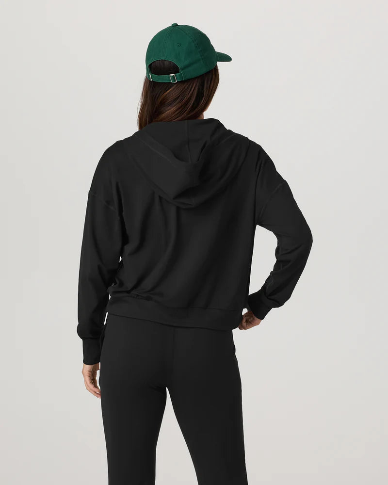 Vuori Halo Modern Full Zip Hoodie – Women’s Lightweight Lifestyle Jacket