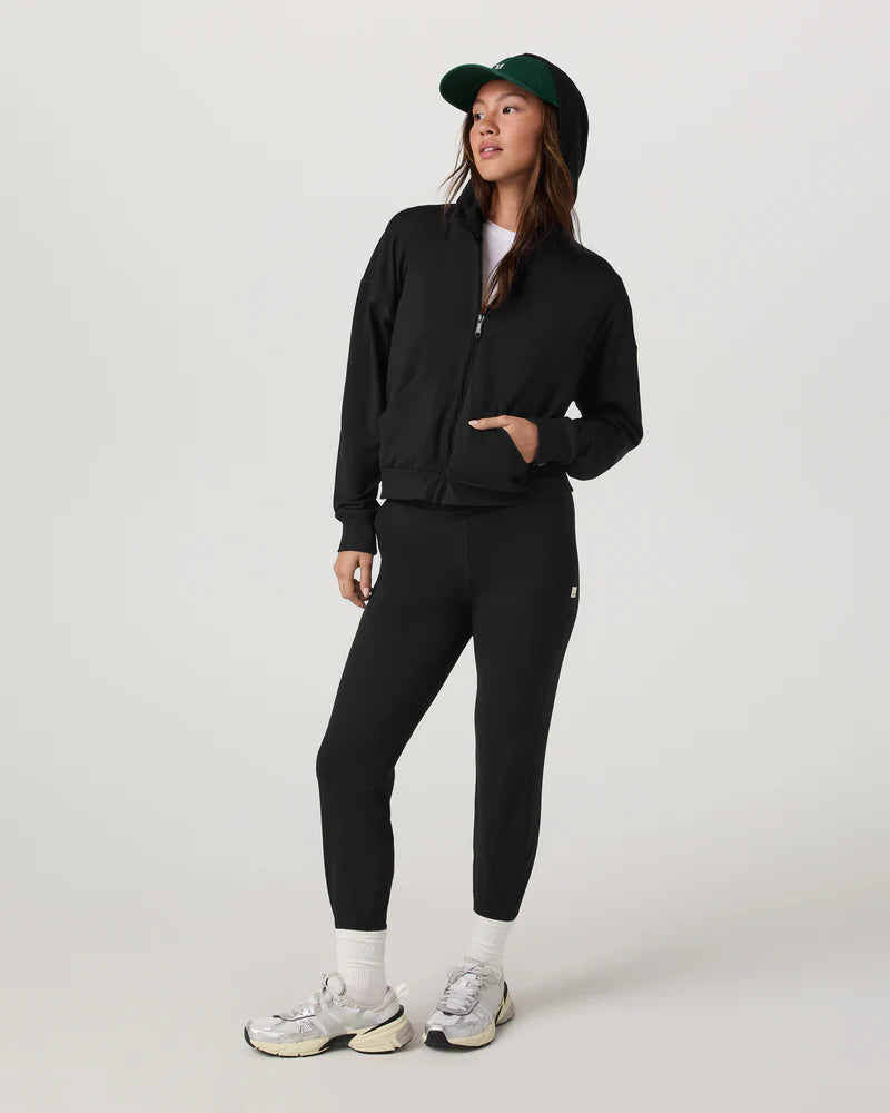 Vuori Halo Modern Full Zip Hoodie – Women’s Lightweight Lifestyle Jacket