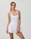Vuori Tiebreak Halter Dress – Women’s Athletic Lifestyle Dress