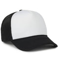 Outdoor Cap Foam 5-Panel Trucker Hat – High Profile Foam Front & Mesh Back with Cord Accent