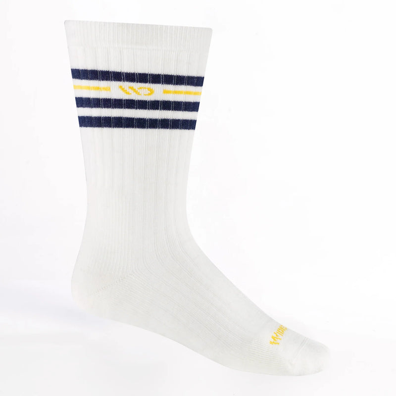 Wide Open Vintage Stripe Midweight Crew Sock - Men's