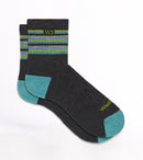 Wide Open Multi Stripe Midweight Micro Crew Sock - Women's
