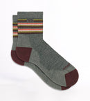 Wide Open Multi Stripe Midweight Micro Crew Sock - Women's