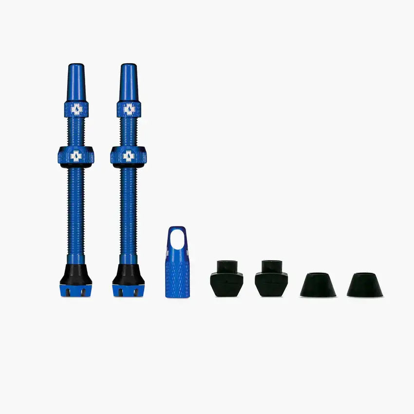 Muc-Off, V2, Tubeless Valve, Presta, 44mm, Black, Pair