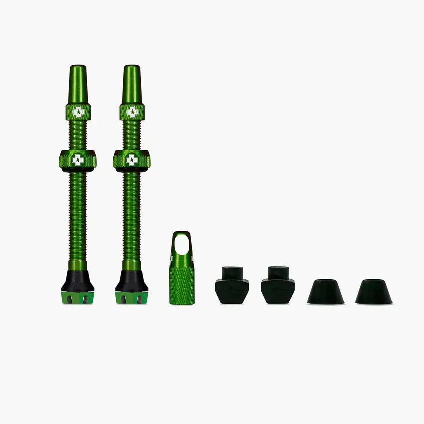 Muc-Off, V2, Tubeless Valve, Presta, 44mm, Black, Pair