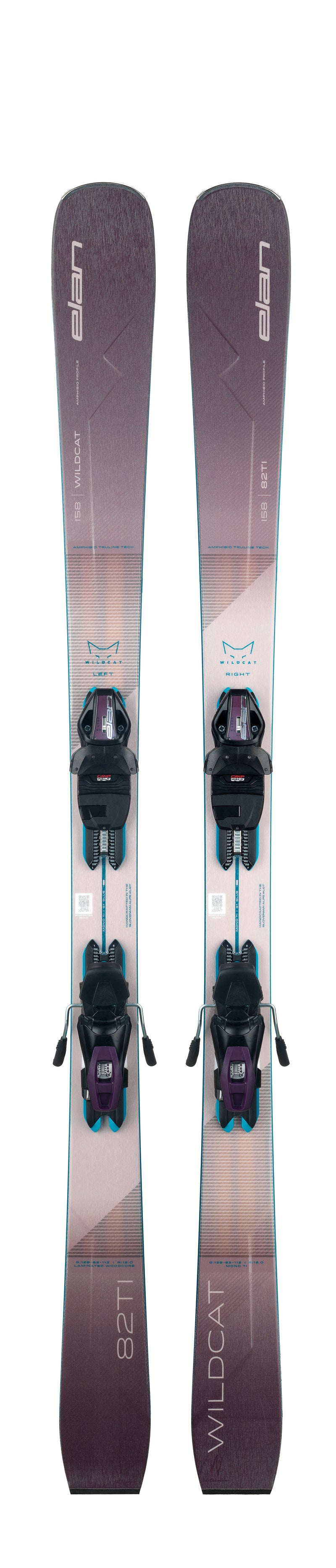 Elan Wildcat 82 TI Skis + PS ELW 9.0 GW Binding System - 2025 | The Ultimate All-Mountain Skis for Adventurous Women with Advanced Technology