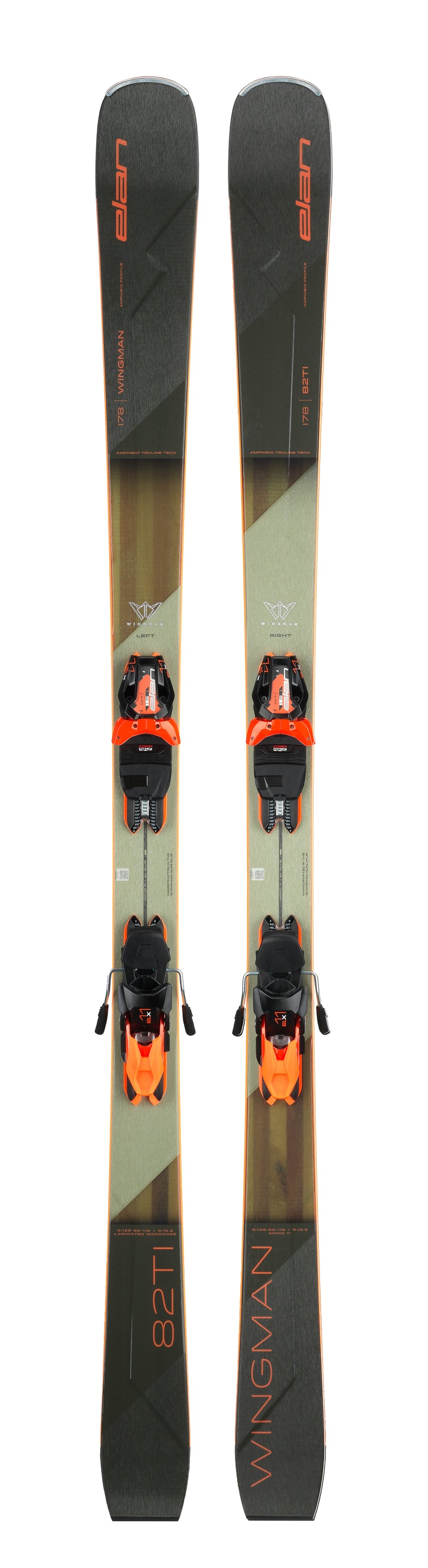 Elan Wingman 82 TI Skis + PS ELX 11.0 Shift System Bindings - 2025 | Titanium-Reinforced Stability and Effortless Turns for Intermediate Skiers