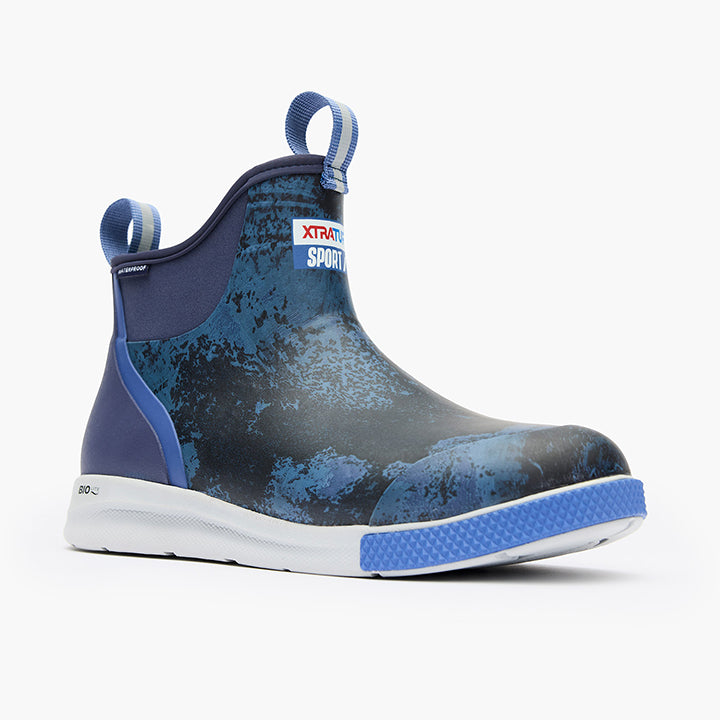XtraTuf Men's 6in Ankle Deck Sport | Agile, Lightweight Boots for Ultimate Sportfishing Performance
