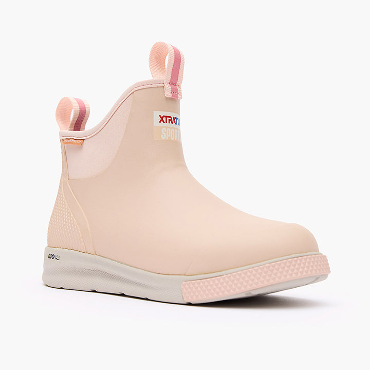 XtraTuf Women's 6in Ankle Deck Sport | Lightweight, High-Performance Ankle Boot for Sportfishing Comfort and Traction