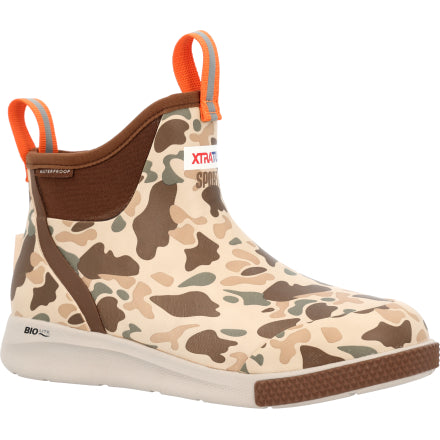 Xtratuf Women's 6in Ankle Deck Sport | Lightweight, High-Performance Ankle Boot for Sportfishing Comfort and Traction