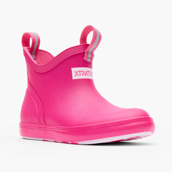 Xtratuf Ankle Deck Boot - Big Kids' Waterproof Fishing & Rain Boot