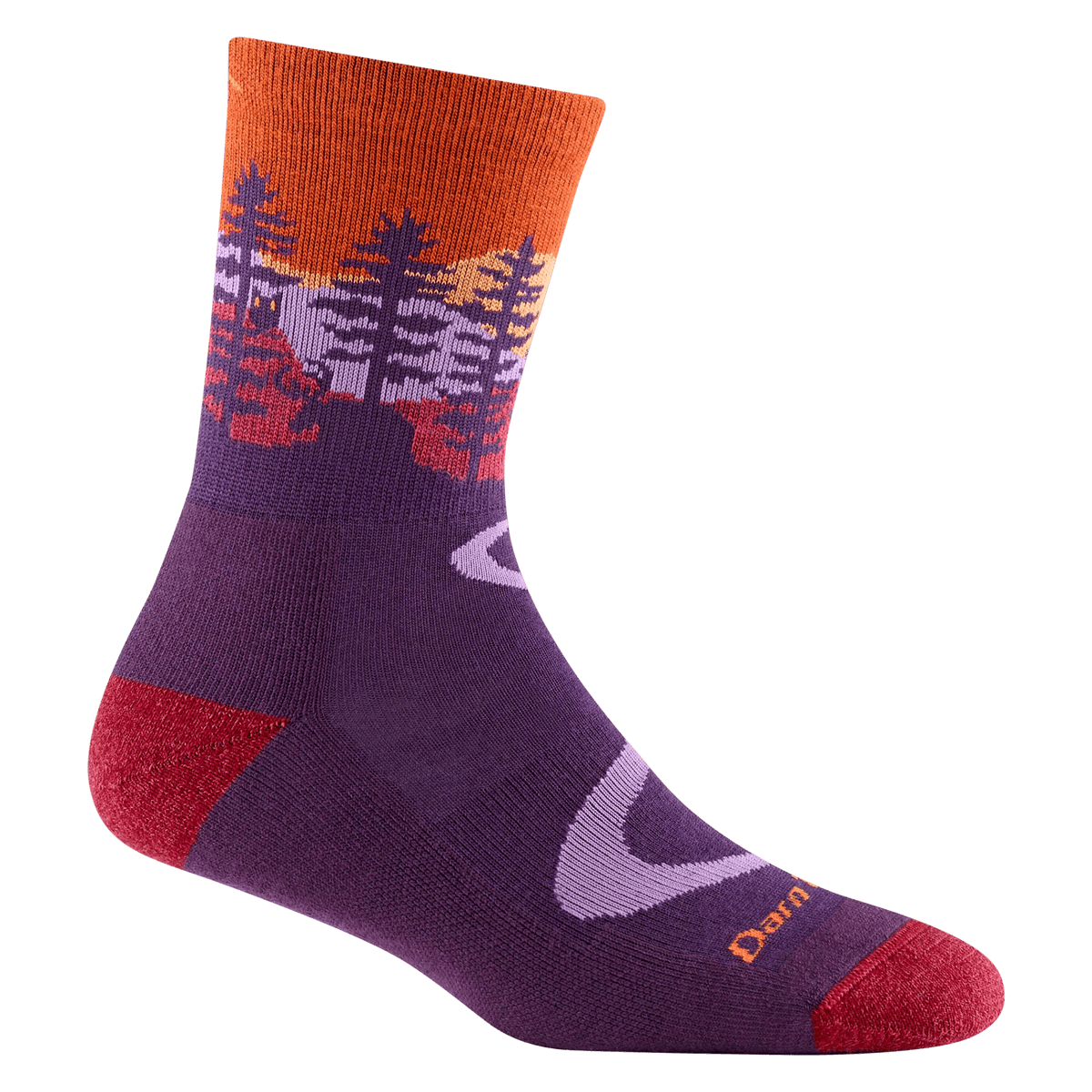 Darn Tough 1903 Hiker Crew Midweight Socks - Women's - Durable Merino Wool, Moisture-Wicking, Reinforced Cushioning for Hiking