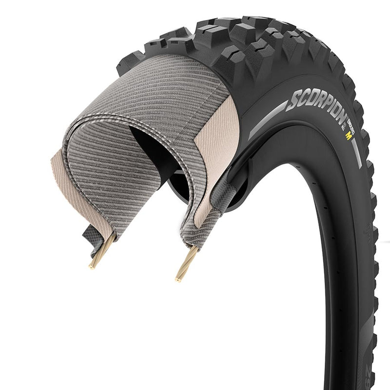 Pirelli Scorpion Enduro MTB Tubeless Ready Folding Tire - Ultimate Enduro Tire for Unmatched Grip in Loose Terrain