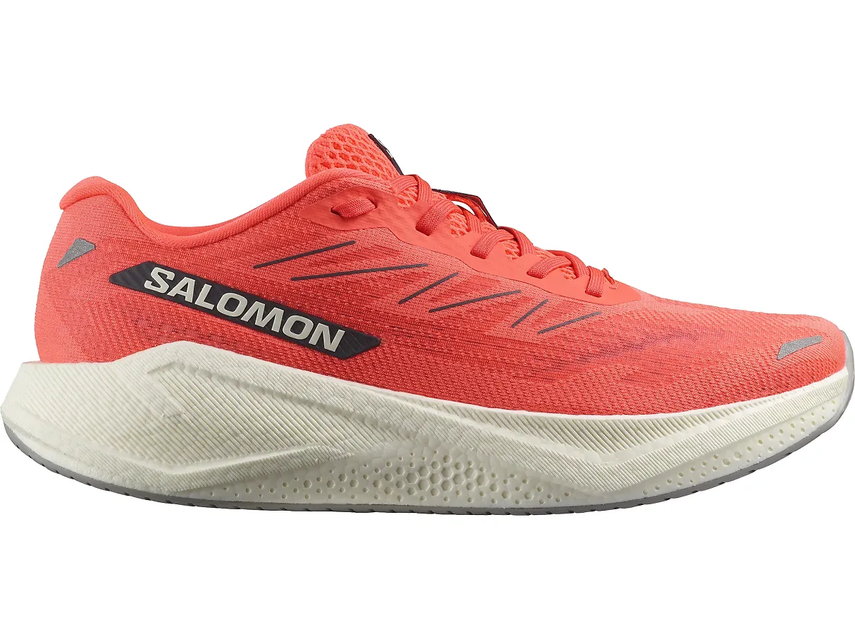 Salomon Aero Blaze 3 men's road running shoe in NEON FLAME/VANILLA ICE/NINE IRON
