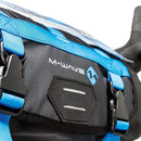 M-Wave Rough Ride 10L Handlebar Bag: Waterproof Flap Bag with Reflective Stripes & Detachable Card Compartment