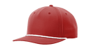 Richardson 258 Snapback Rope Hat Five Panel Classic Rope Cap Performance Polyester