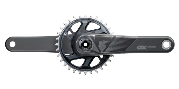 SRAM GX Carbon Eagle MTB Crankset | High-Performance Carbon Crankset with Enhanced Chain Control and Durability