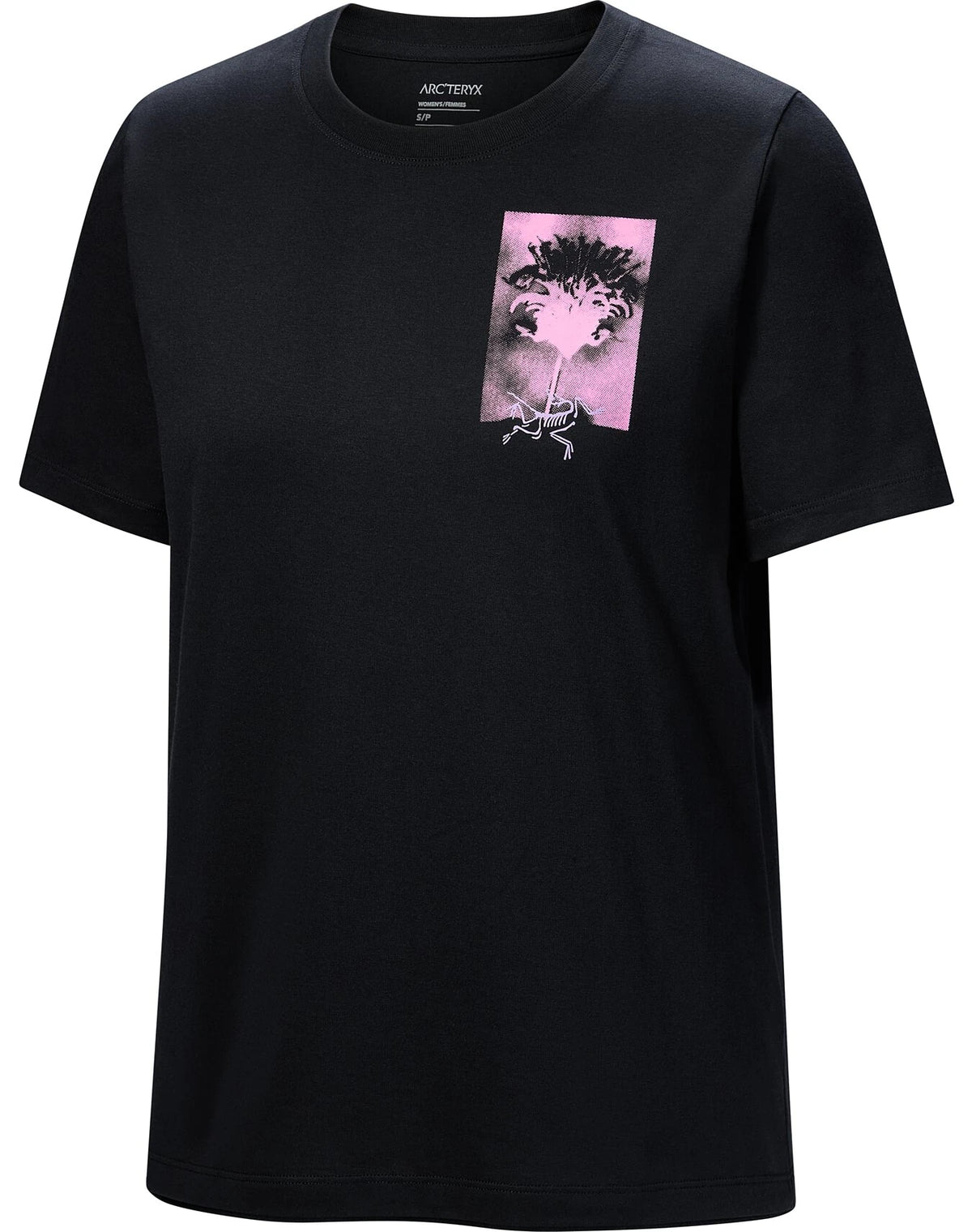 Arc'teryx Kragg SL Cotton Superbloom Crew Short Sleeve Women's Black - product