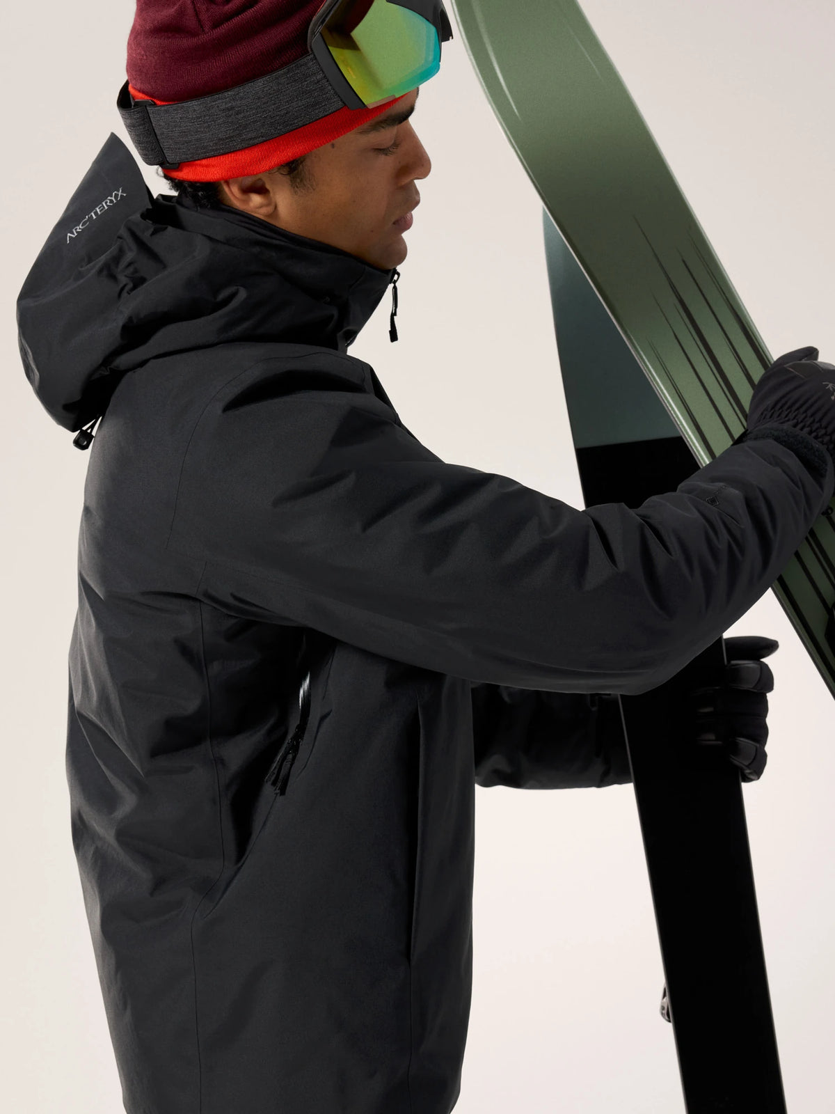 Arc'teryx Macai Down Jacket - Men's - BLACK - Pit Zip Vent
