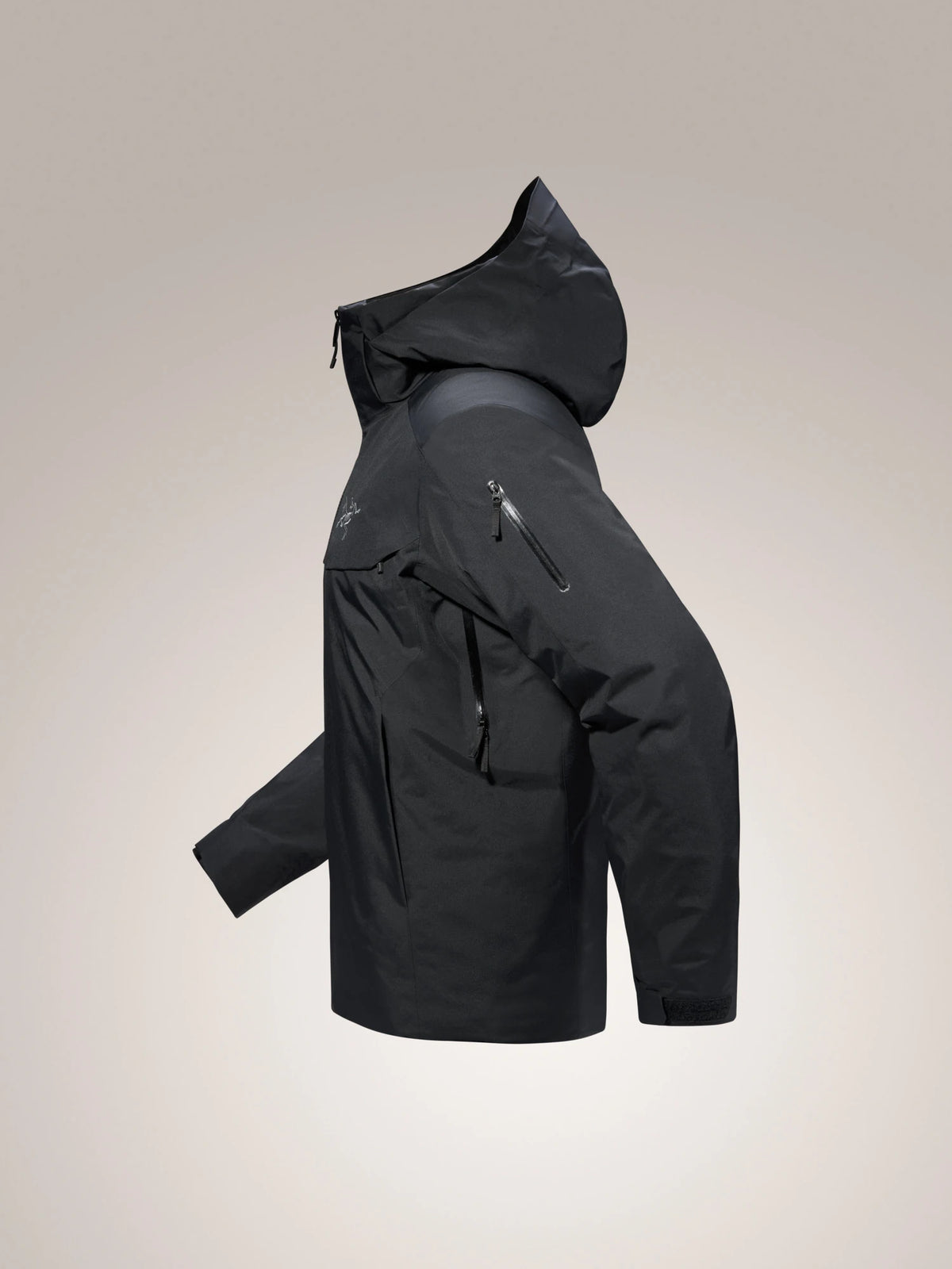 Arc'teryx Macai Down Jacket - Men's - BLACK - Side Profile
