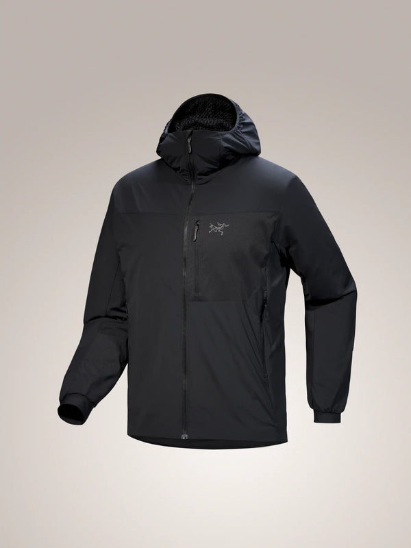 Arc'teryx Proton SL Hoody Men’s – Lightweight Breathable Softshell Jacket with Insulated Hood – Black