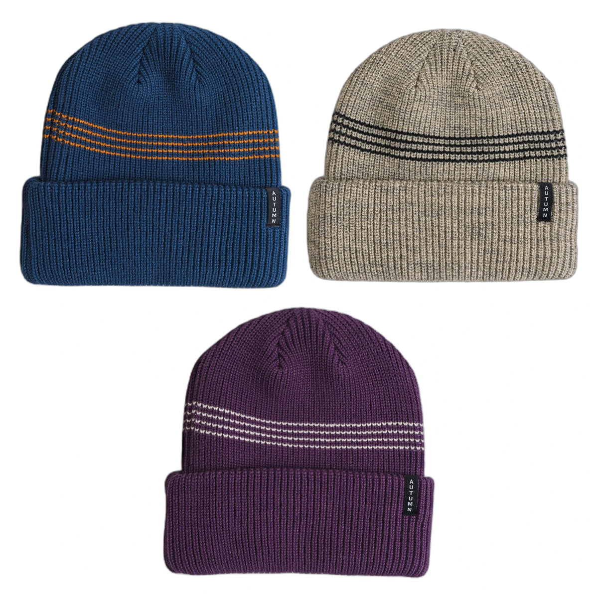 Autumn Mini Stripe Beanie - all colorways