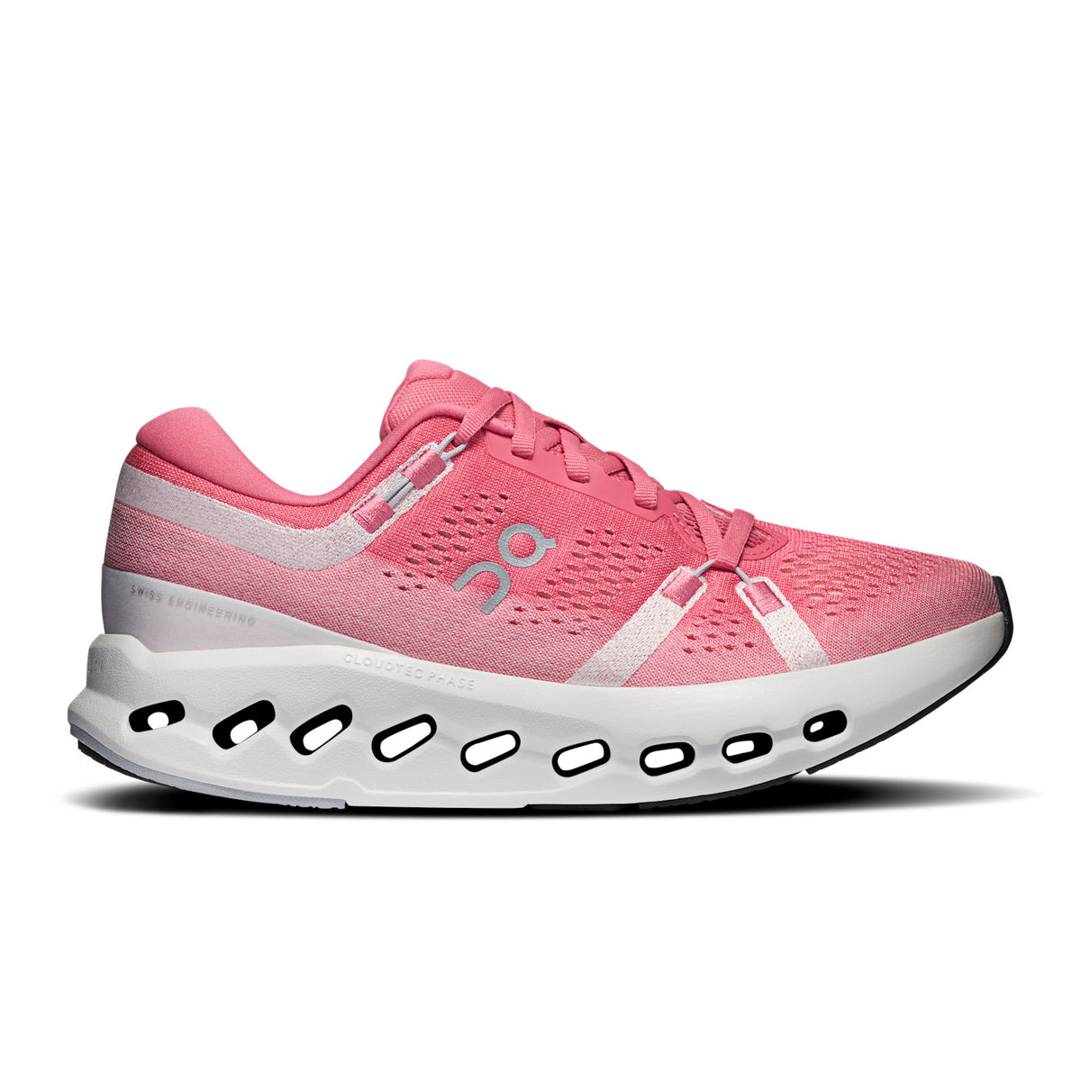 On Cloudsurfer 2 Women's running shoe in Camellia / Ivory
