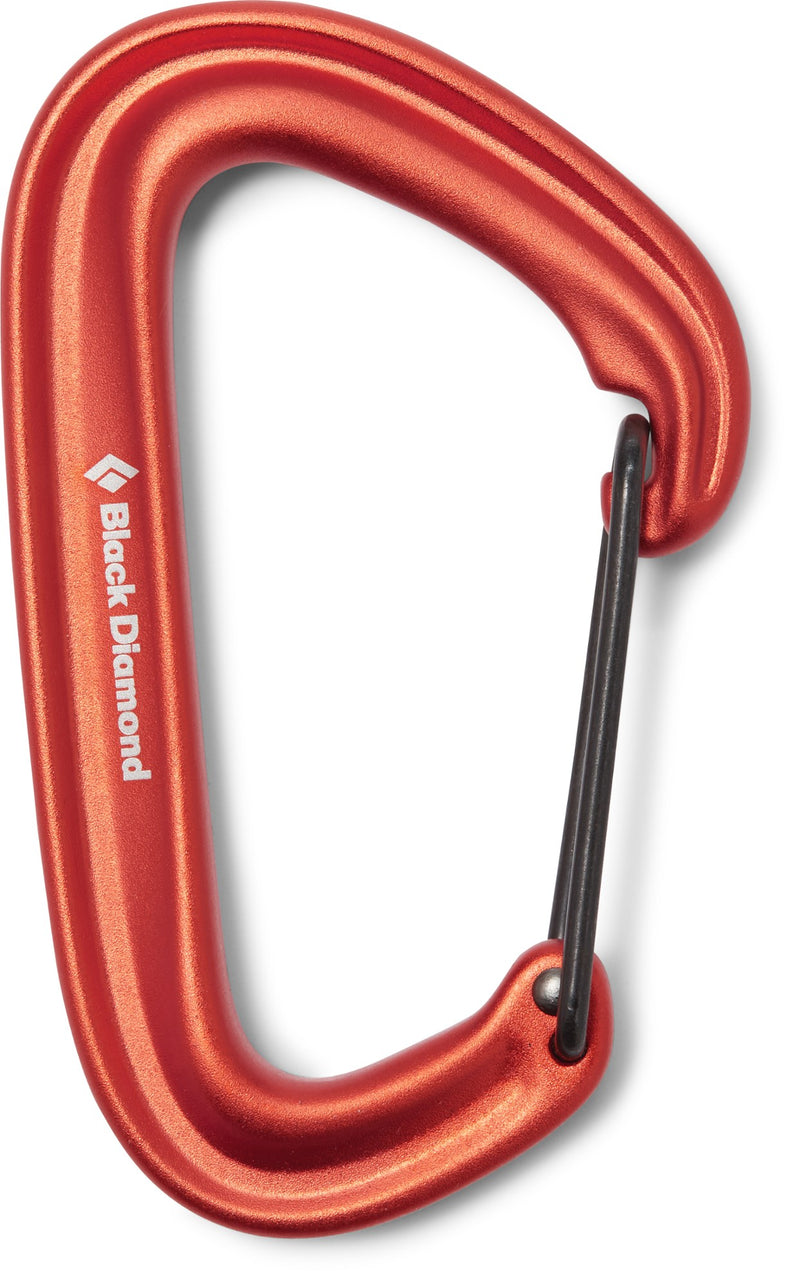 Black Diamond LiteWire Carabiner | Lightweight and Durable Carabiner for Secure Climbing and Gear Attachment