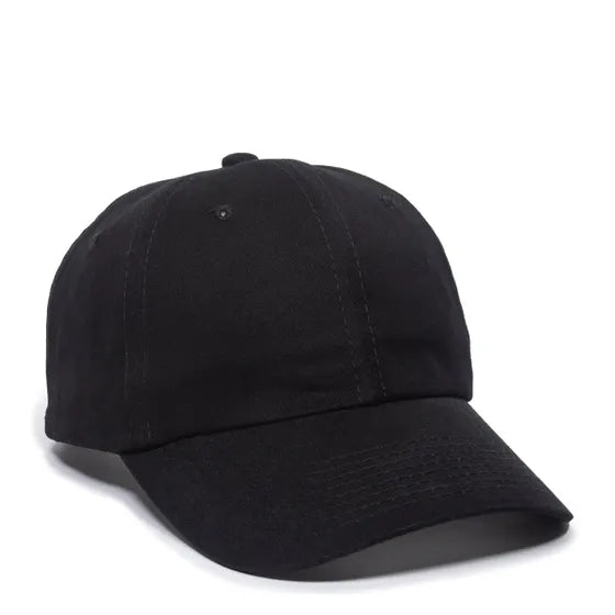 Outdoor Cap BCT-662 Unstructured Brushed Cotton Twill Solid Back Cap – Adjustable Hook/Loop Closure