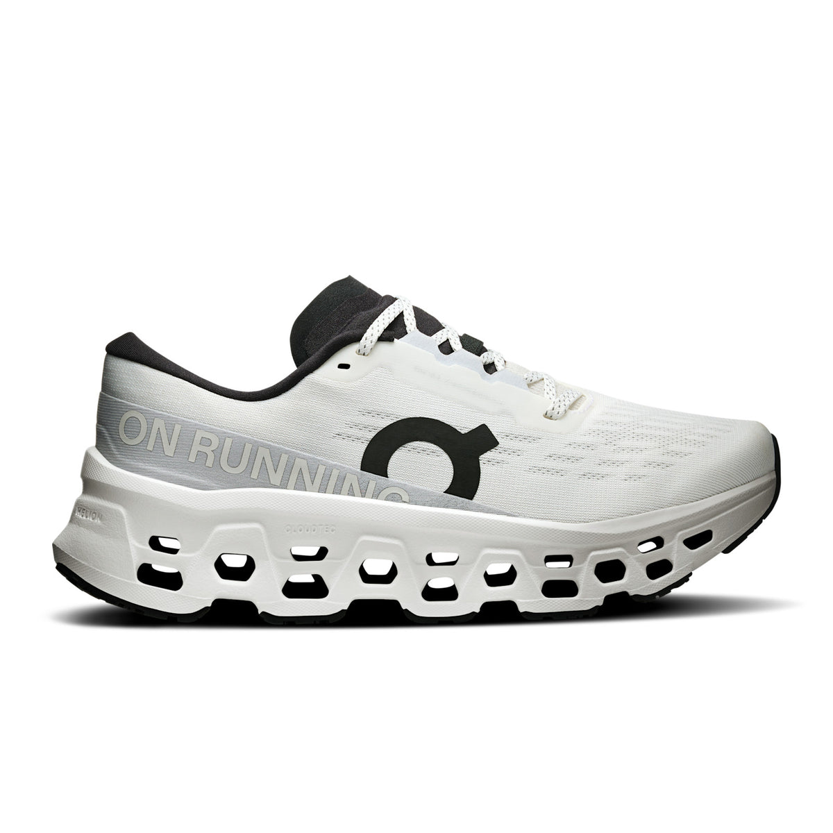 On Cloudmonster 3 Women's running shoe in White / White