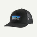 Patagonia P-6 Logo Trucker Hat - BLACK