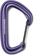 Black Diamond LiteWire Carabiner | Lightweight and Durable Carabiner for Secure Climbing and Gear Attachment