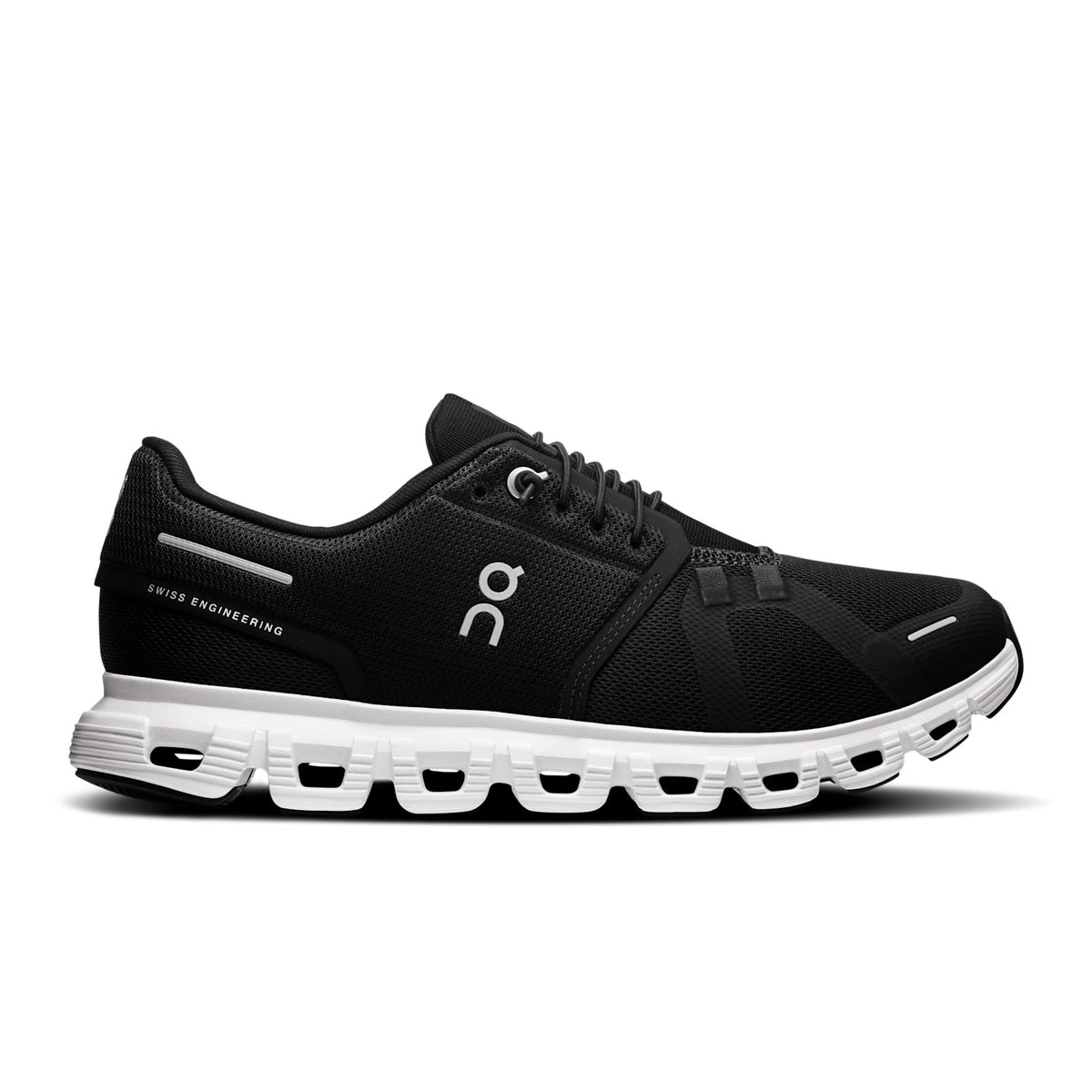 On Cloud 6 Women's running shoe in Black/White