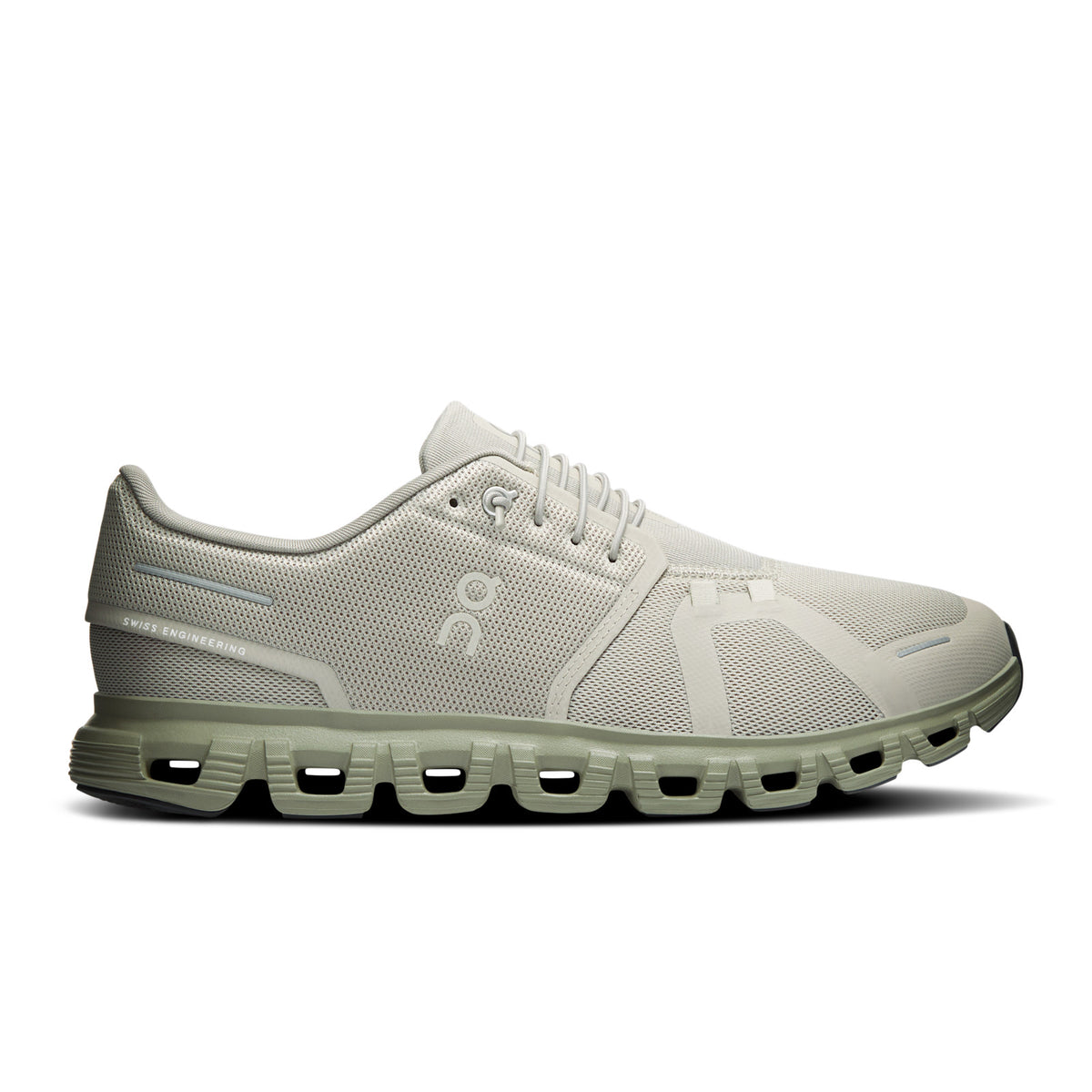 On Cloud 6 Men's running shoe in Brume / Olive