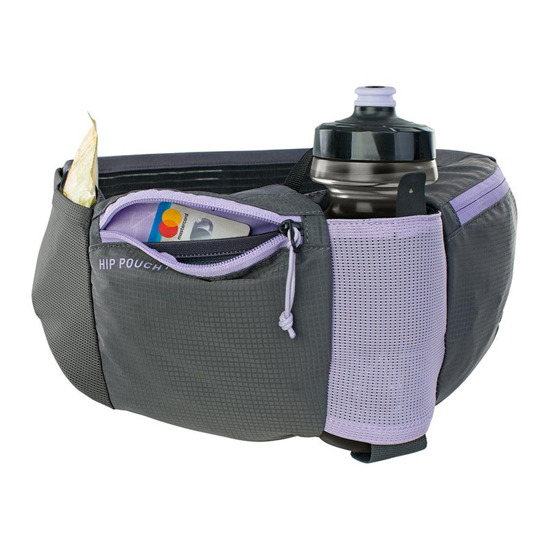 EVOC Hip Pouch Pro 1.5L Bag + Drink Bottle - Compact Hip Pack for Essential Gear on Rides