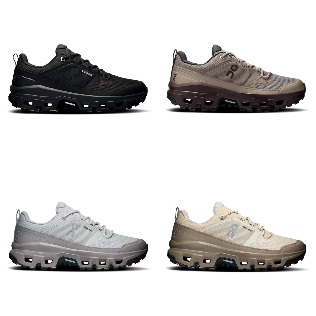 On Cloudrock Low WP Women's - all 4 colorways
