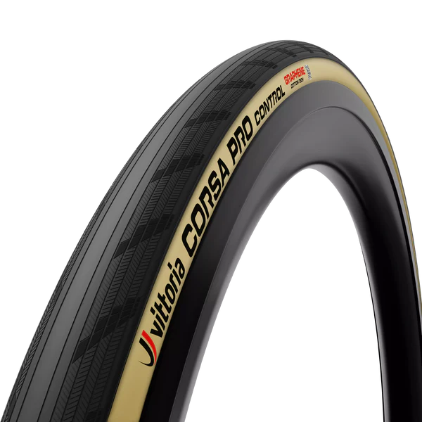 Vittoria Corsa Pro Control G2.0 Road Tubeless Ready Folding Tire - Ultimate Road Performance: Enhanced Grip and Durability for Challenging Conditions