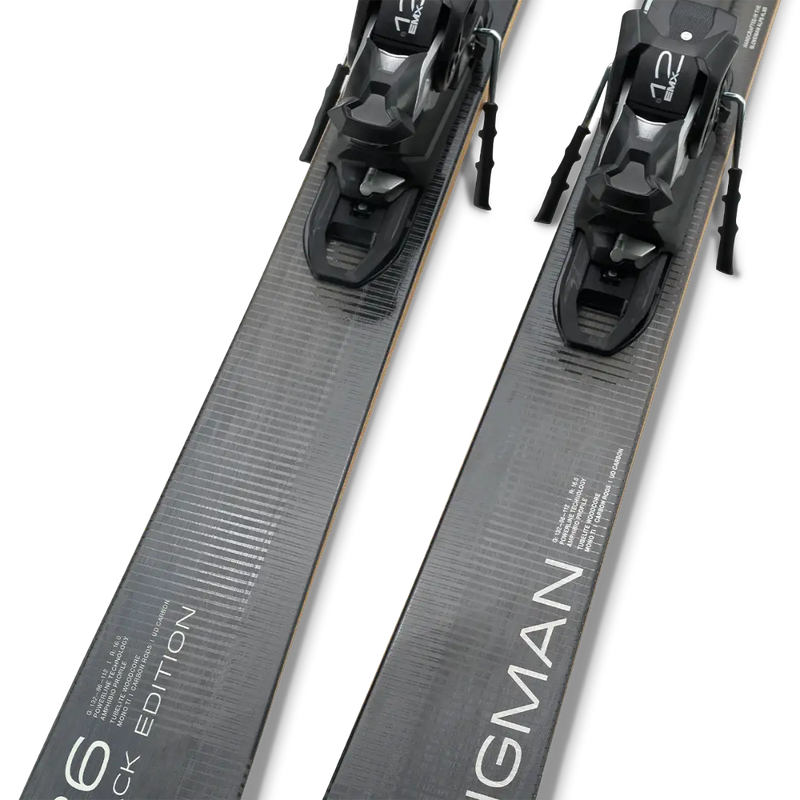 Elan Wingman 86 Black Edition Skis + Fusion X EMX 12.0 System Bindings - 2026