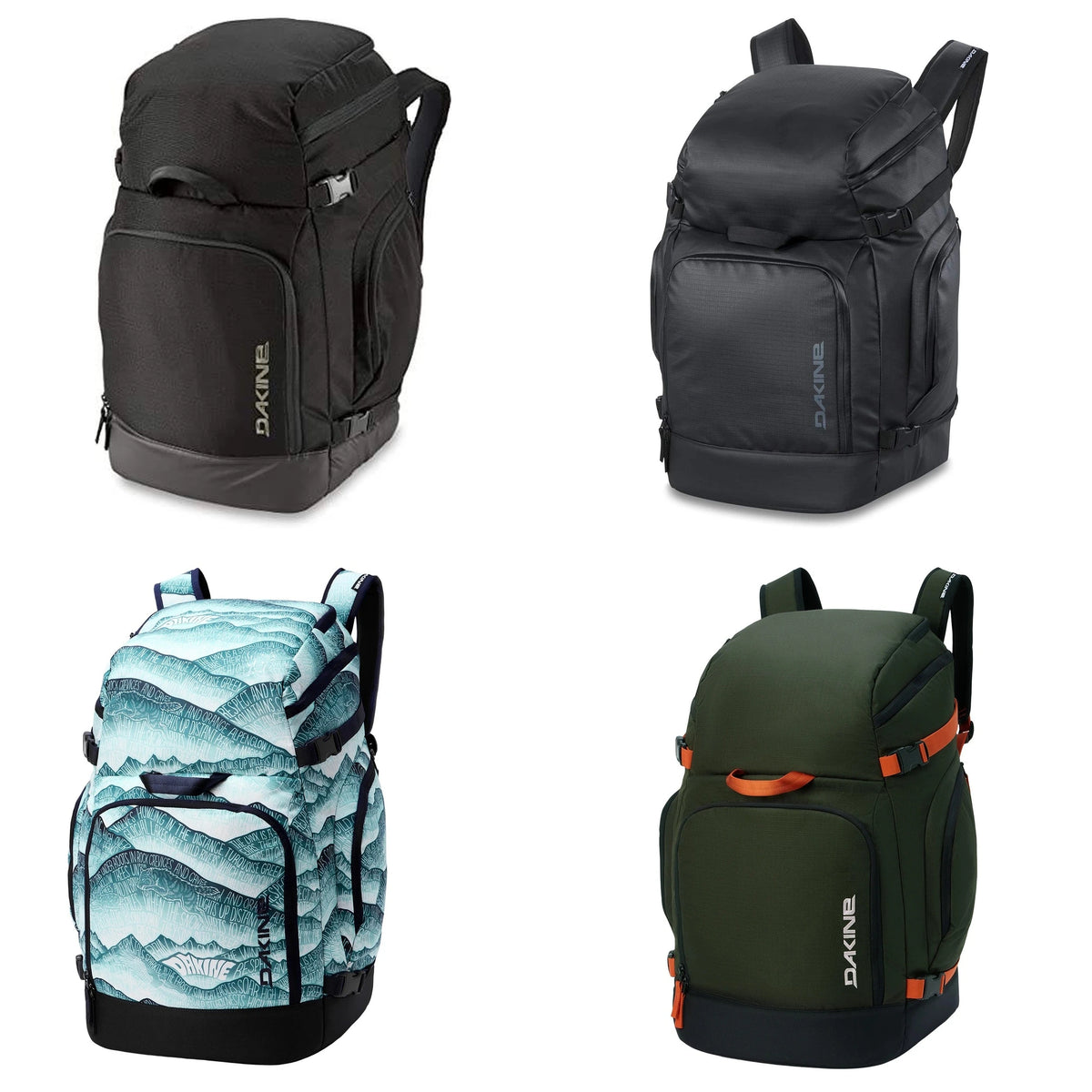 Dakine Boot Pack DLX 75L - Travel Boot Pack 75L Snow Gear Bag with Tarp-Lined Boot Compartment - all colourways