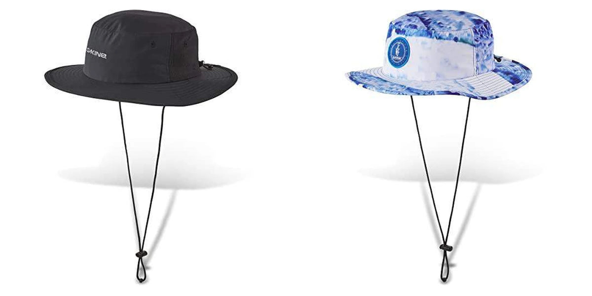 Dakine No Zone Surf Hat Lace Closure W/ Elastic Cinch Adjustable Chin Strap - all colourways