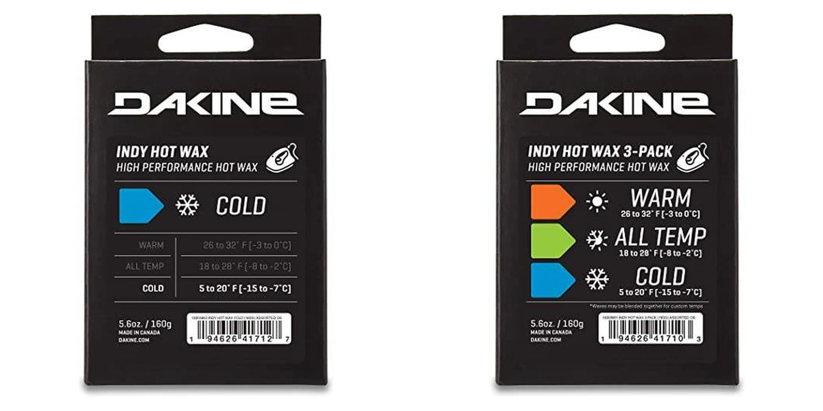 Dakine Ski & Snowboard Wax - All Temp, Cold, Variety Pack - all colourways