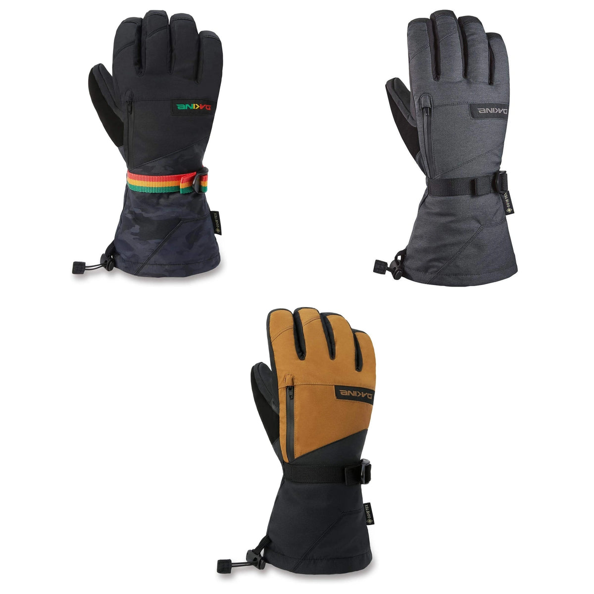 Dakine Titan Gloves - All-Weather Gloves with Removable Liner and Enhanced Grip - all colourways