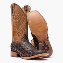 Durango® Premium Exotics™ Square Toe Pirarucu Western Boots - Men's
