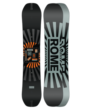 Rome Mechanic Snowboard - Men's 2025 | Stable, Playful and Trusted for enhancing Performance