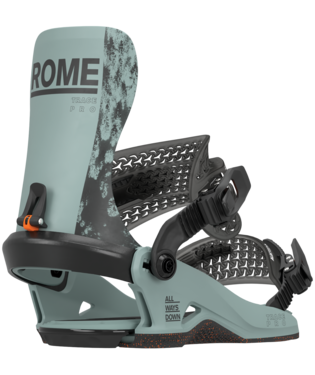 Rome Trace Pro Snowboard Bindings - Men's 2025 | Supportive Flex and Direct Board Interaction for a Smooth Ride