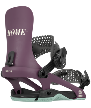 Rome Brass Snowboard Bindings - Women's 2025 | Responsive all-mountain elegance.