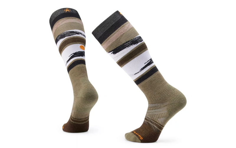 Smartwool Ski Full Cushion Midnight Ski Pattern Over The Calf Socks